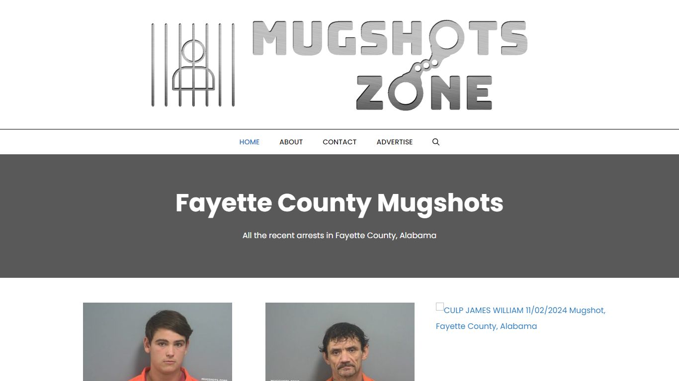 Fayette County Mugshots Zone