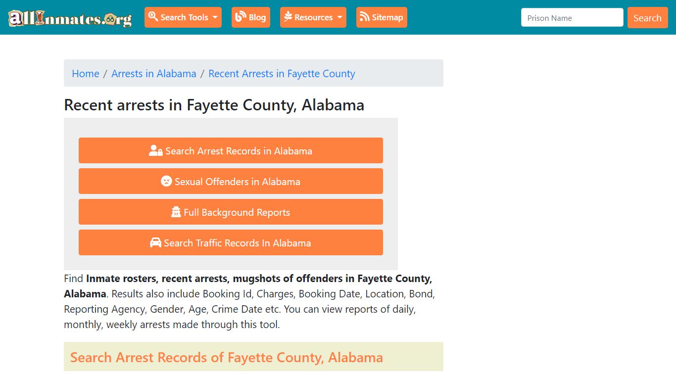 Recent arrests in Fayette County, Alabama | Mugshots, Rosters, Inmates ...